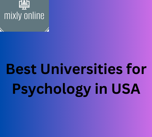 Best Universities for Psychology in USA